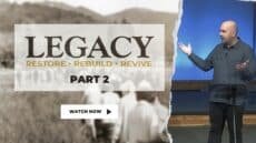 Sunday: Honor Your Past with a Vision for the Future