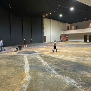 59 painting clearing prep for chairs